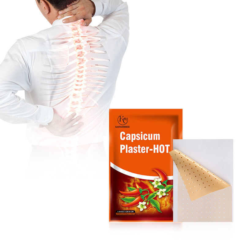 Porous herbal chili adhesive hot analgesic pain relief capsicum plaster