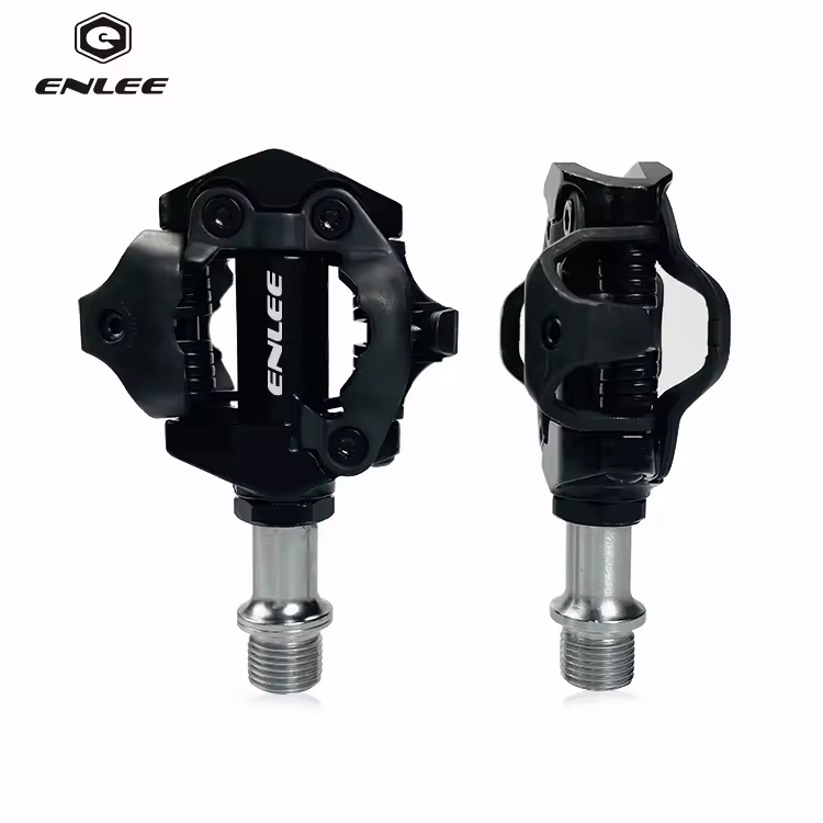 ENLEE Self-locking MTB Bicycle Pedals 2 Sealed Bearing Clip less SPD Bike Pedals