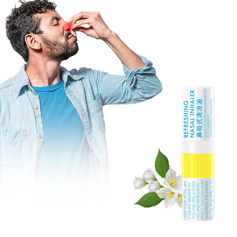 Cleansing aromatic nasal inhaler 2 in 1 quick effect double nasal inhaler essential oil