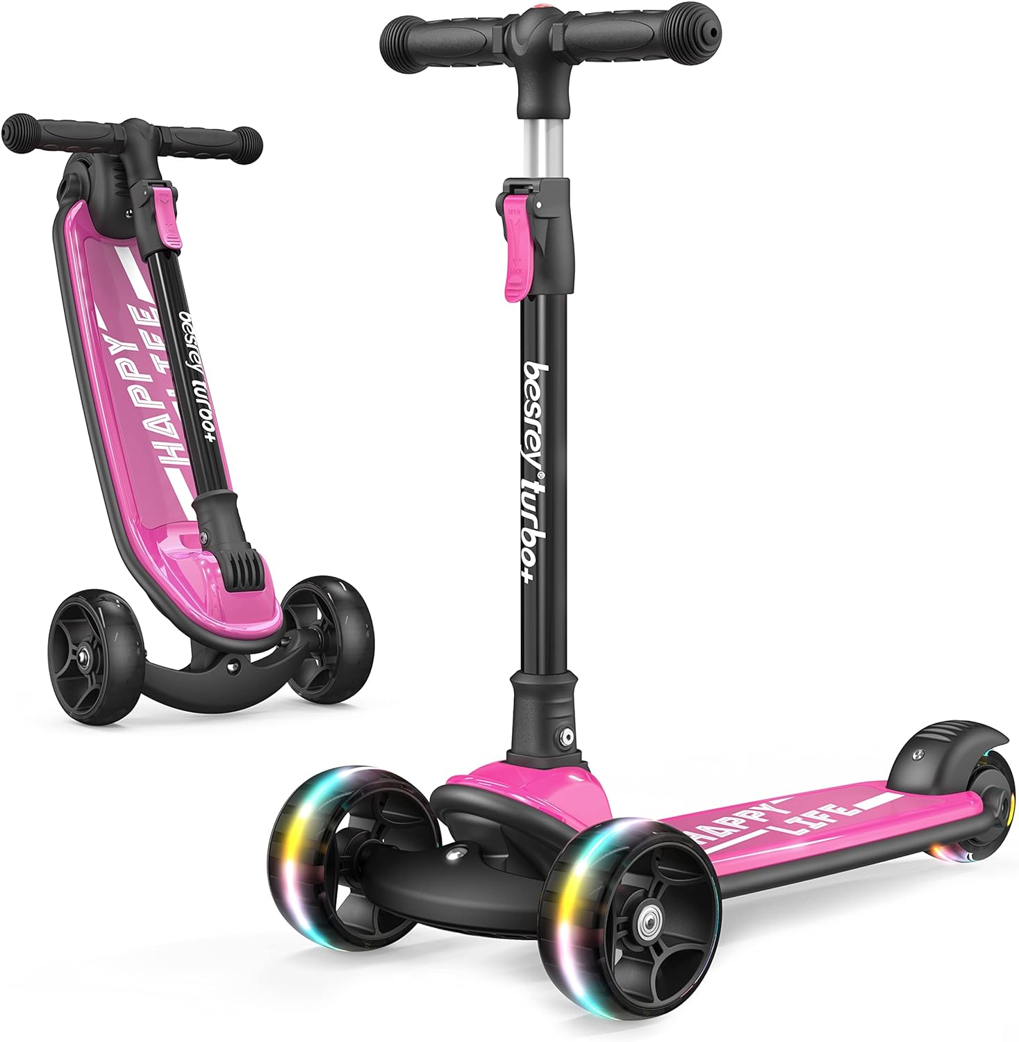 Children's Scooter with LED Wheels