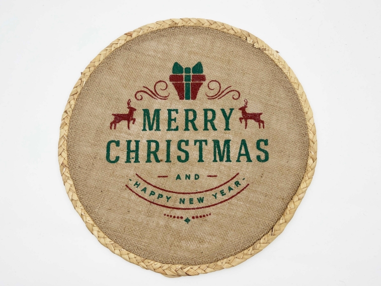 Jute woven placemat