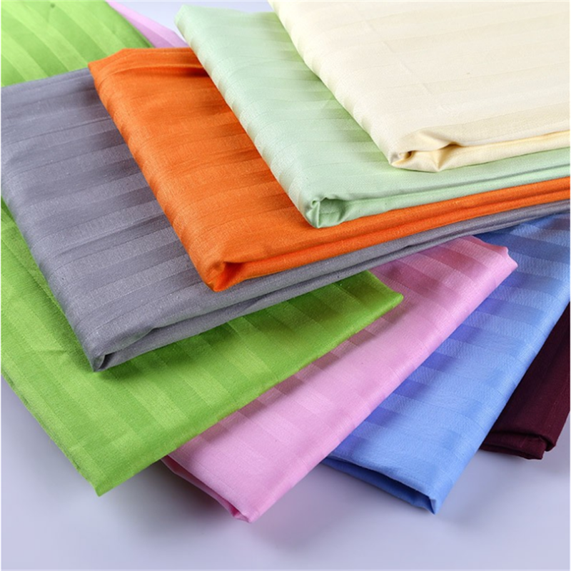 100%cotton satin stripe fabric
