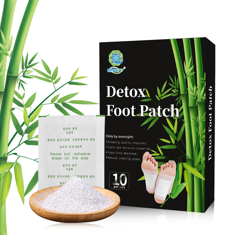 Hot selling products bamboo vinegar foot sheet pads detox foot patch