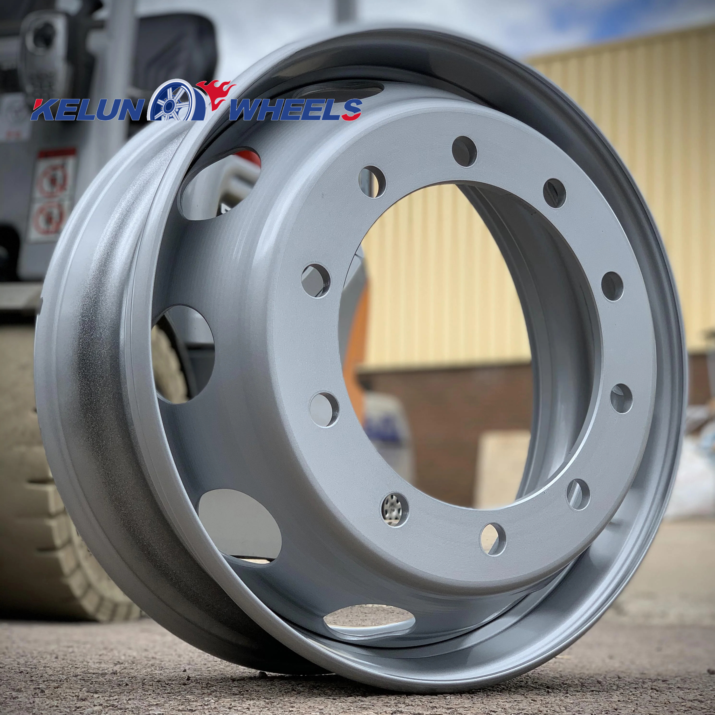 Steel truck wheel