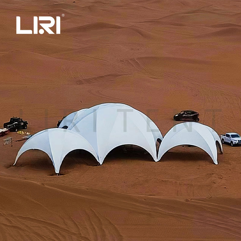 Hexadome Tent, crossover dome tent, event dome tent