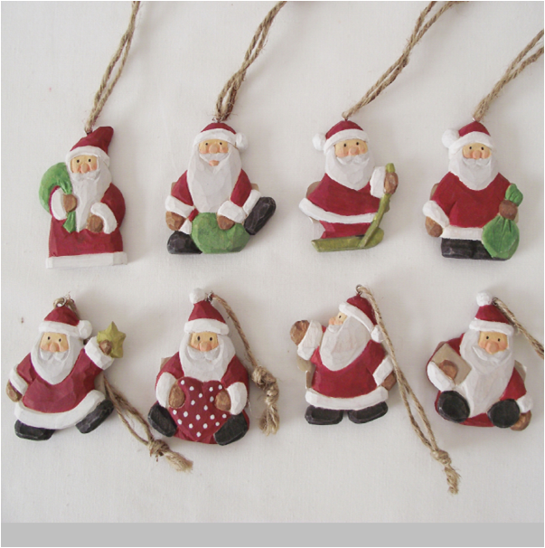 Hand Carving Pendant Of Santa Claus