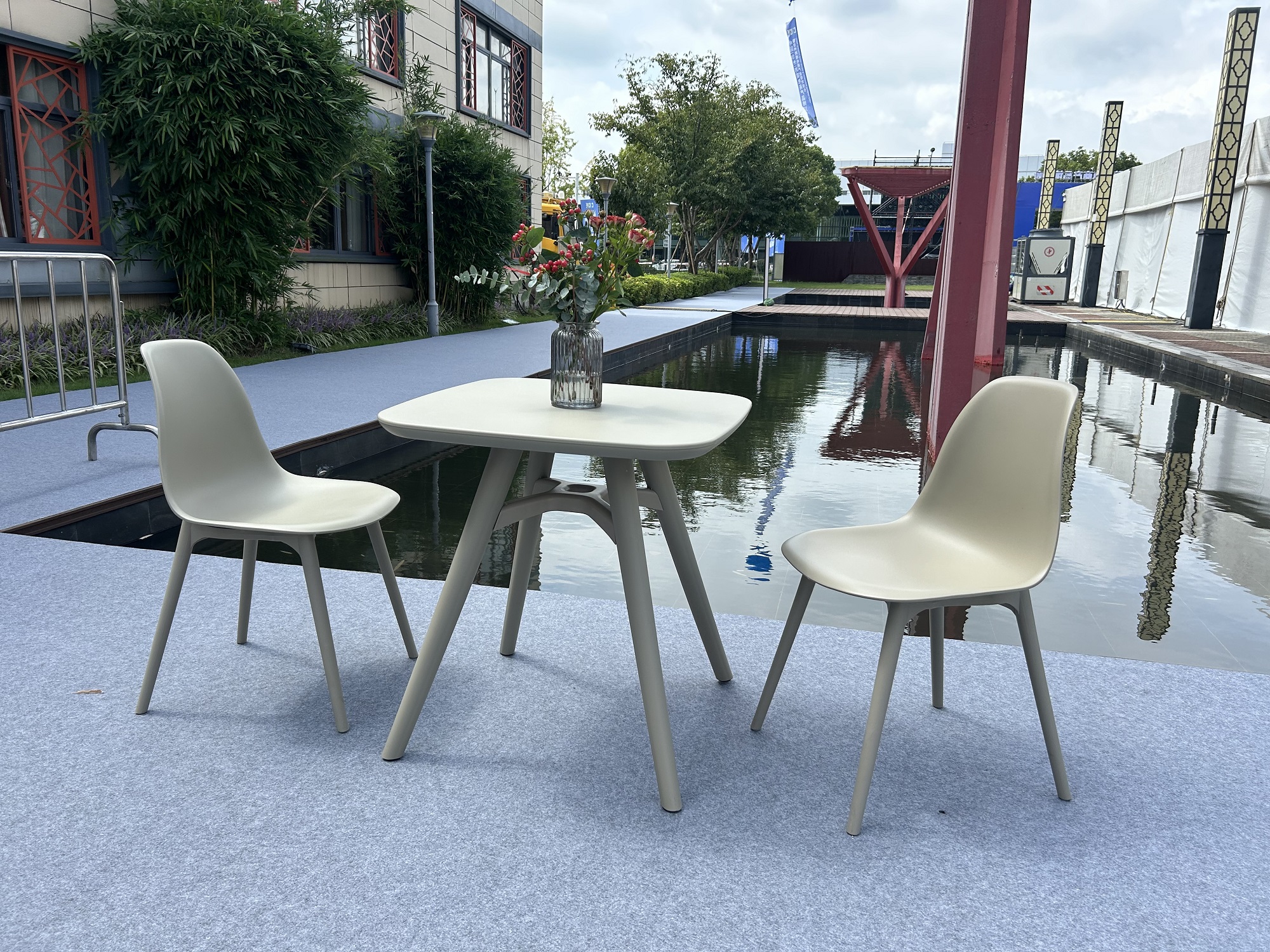 Plastic Table And Chair Set