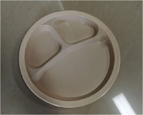 Divided plate