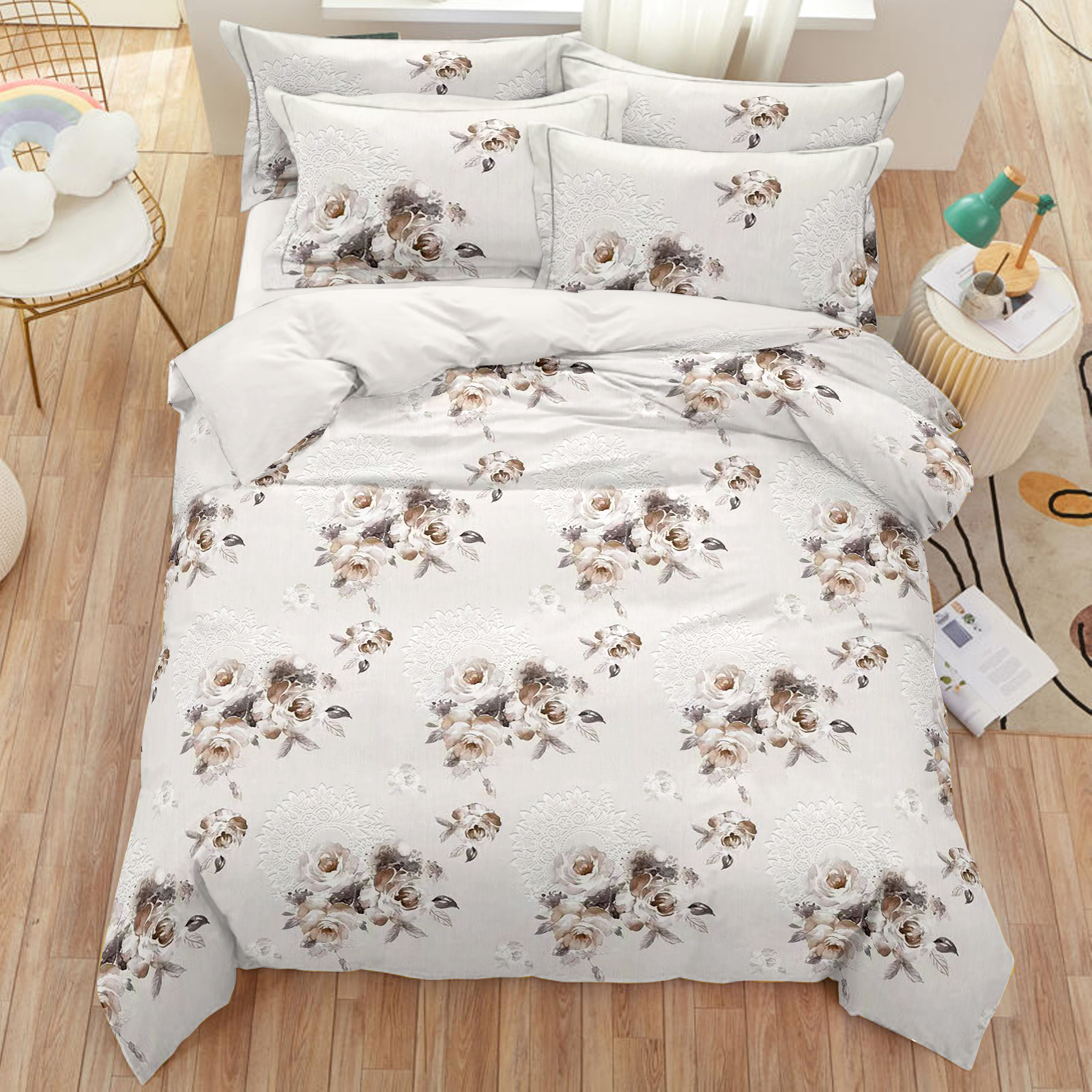 100% Microfiber Polyester Printed Fabric
