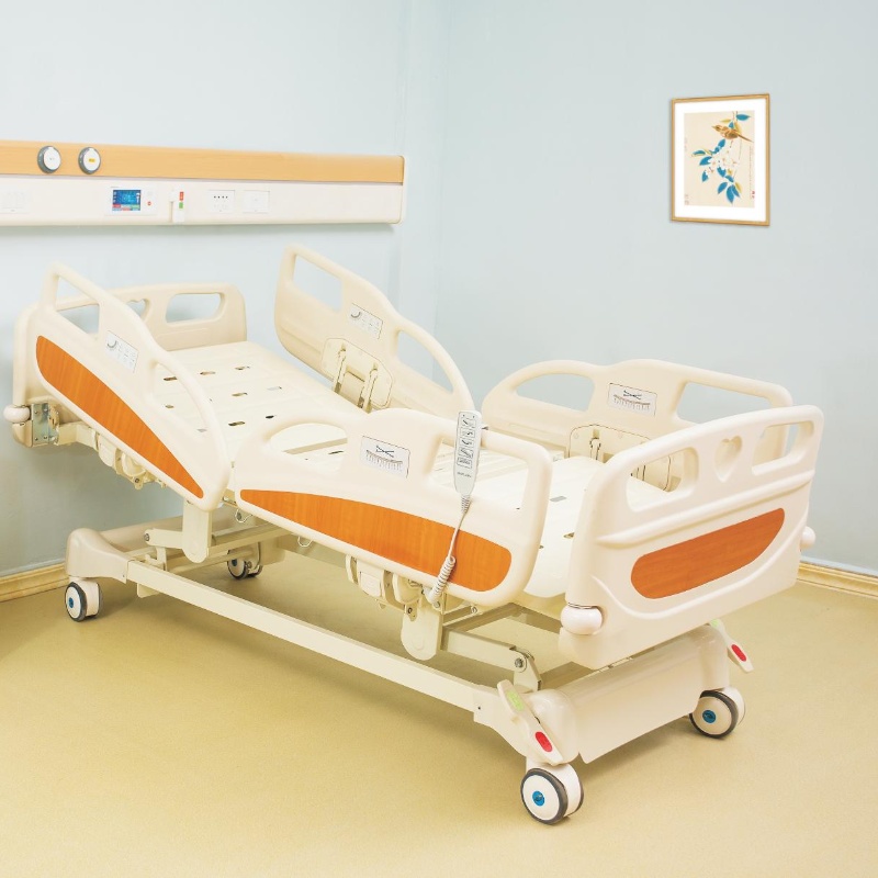 3 Function Folding Electric Elderly Rehabilitation Hospital Furniture Bed