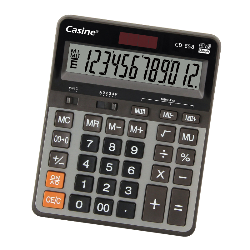 CD-658 - 12-digit desktop calculator - Casine