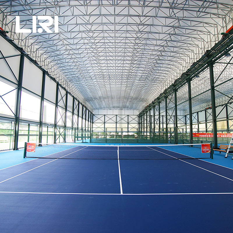 Aluminum alloy electric expansion shed， push and pull tent structure tennis tent