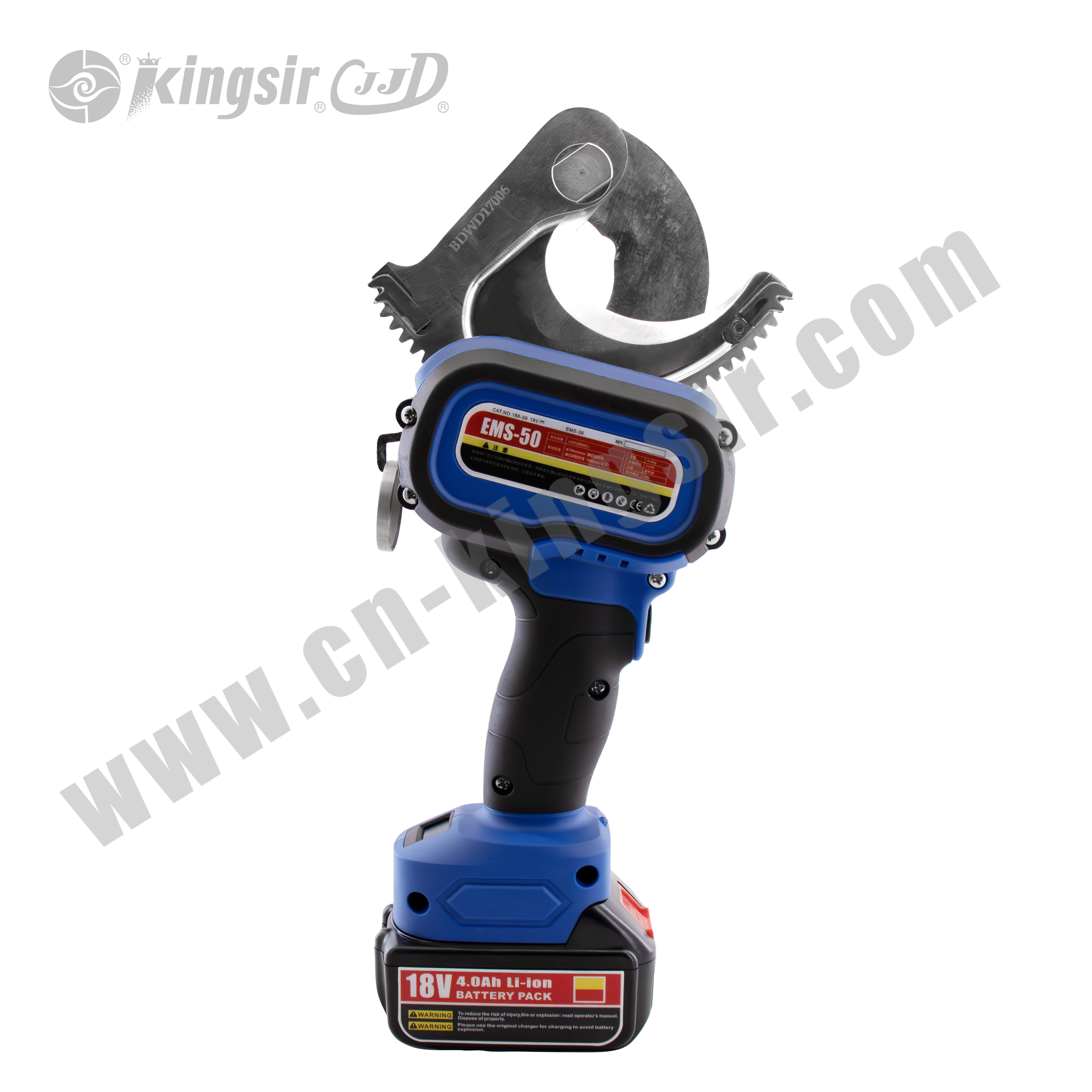 Ratchet rechargeable cable cutter
