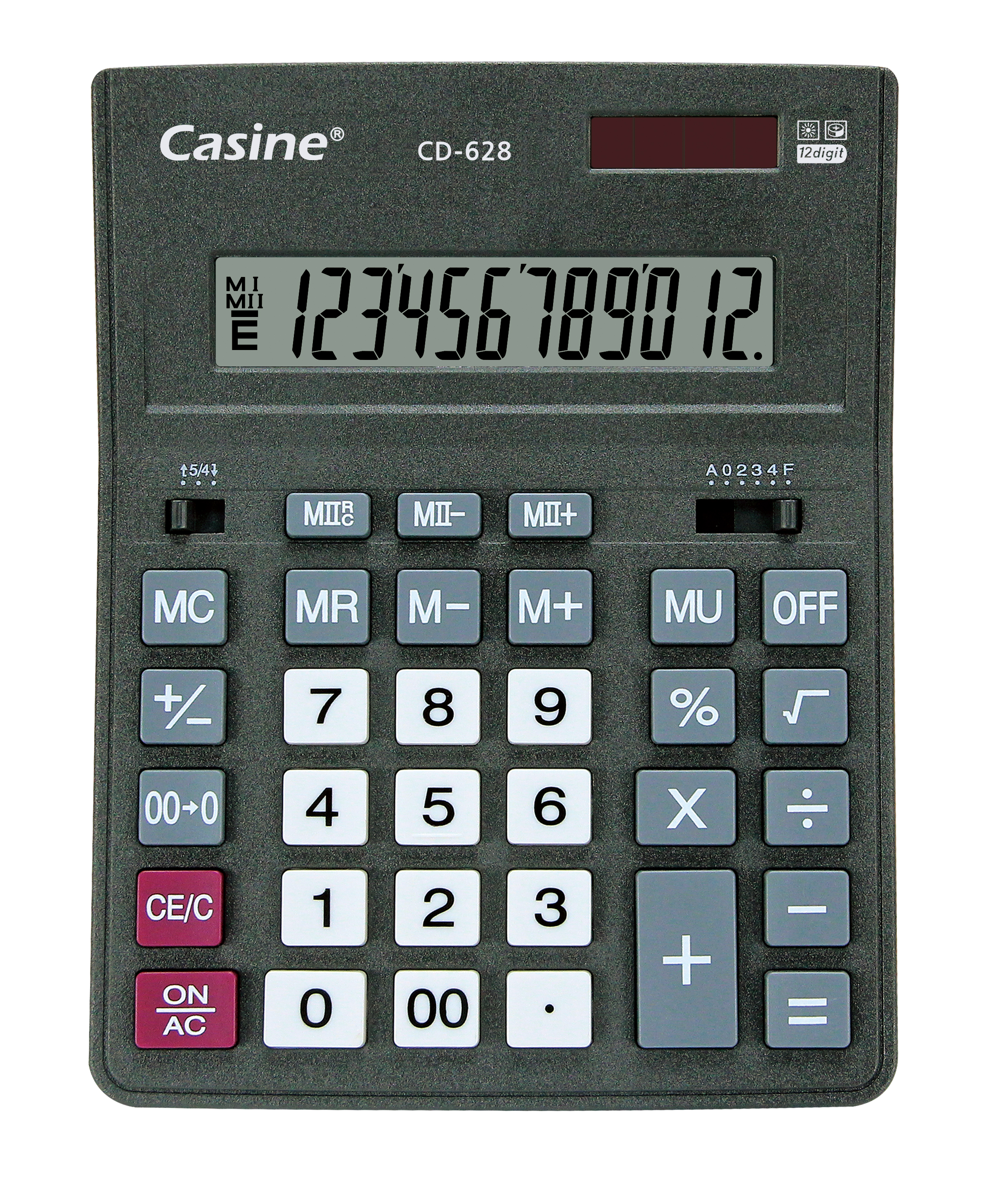 CD-628 - 12-digit desktop calculator - Casine