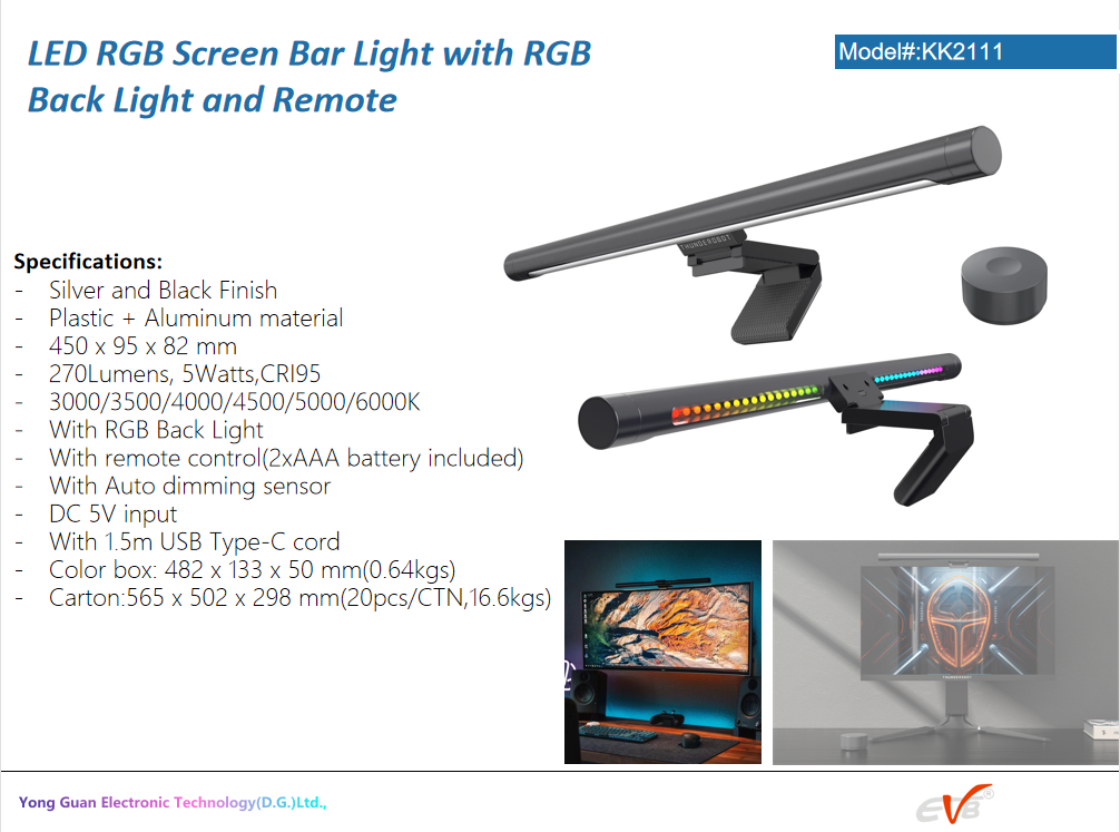 YONGGUAN ELECTRONIC TECHNOLOGY (D.G.) LTD. – tubo fluorescente 2