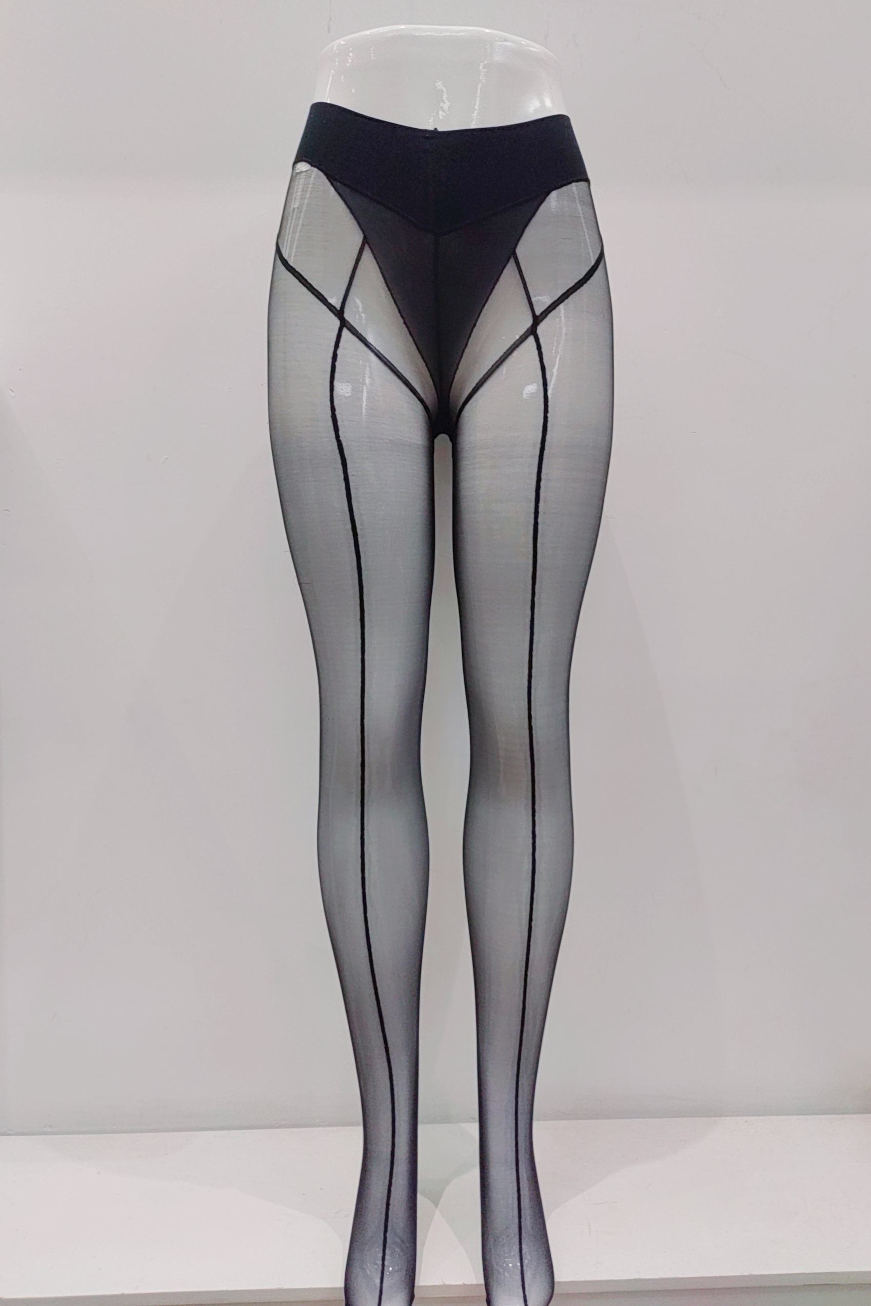 ladies‘ jacquard tights