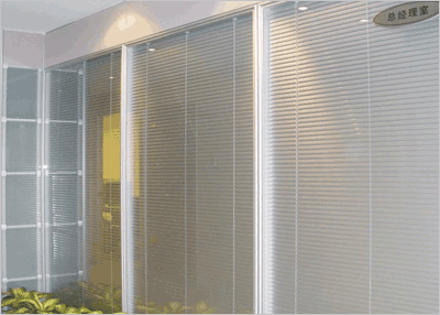 35mm aluminum louvered curtains