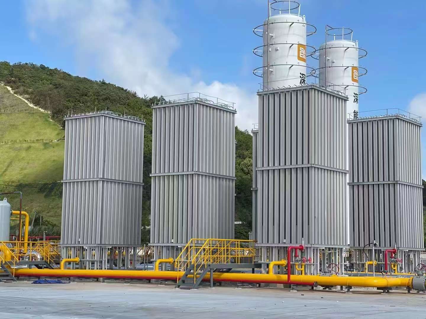 LNG gascification plant station