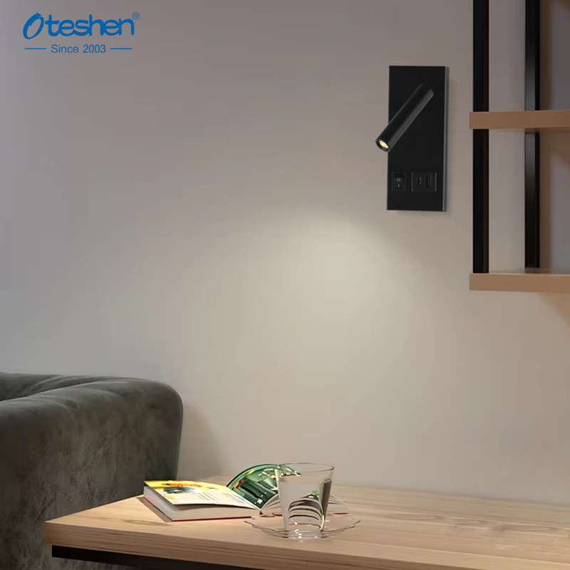 LED Factory Wholesale Modern Reading Wall Lamp Up and Down Glow Adjustable Angle Wall Lamp