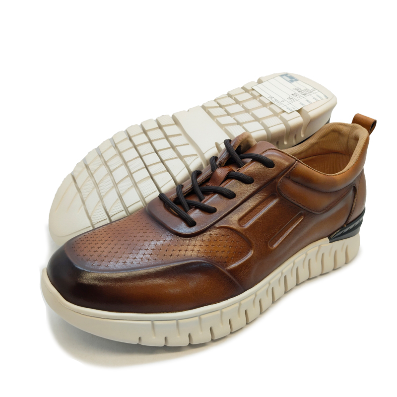 Men's leather casual shoes