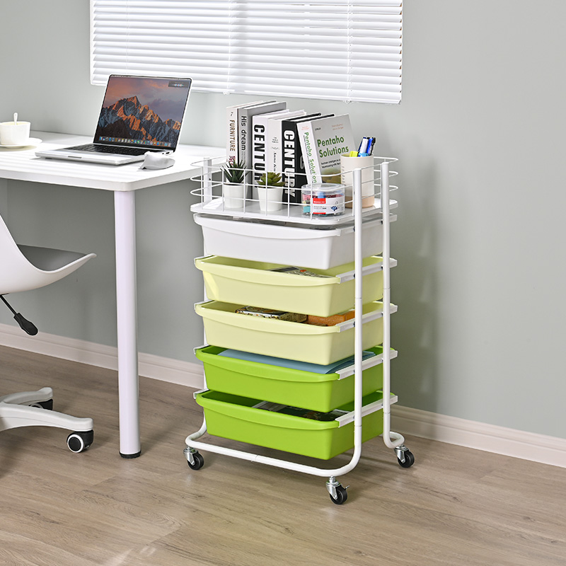 Drawer storage cart