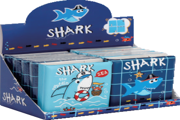 Cute cartoon shark series decompression notebook