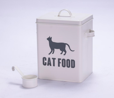 Cat Food Tin With Scoop