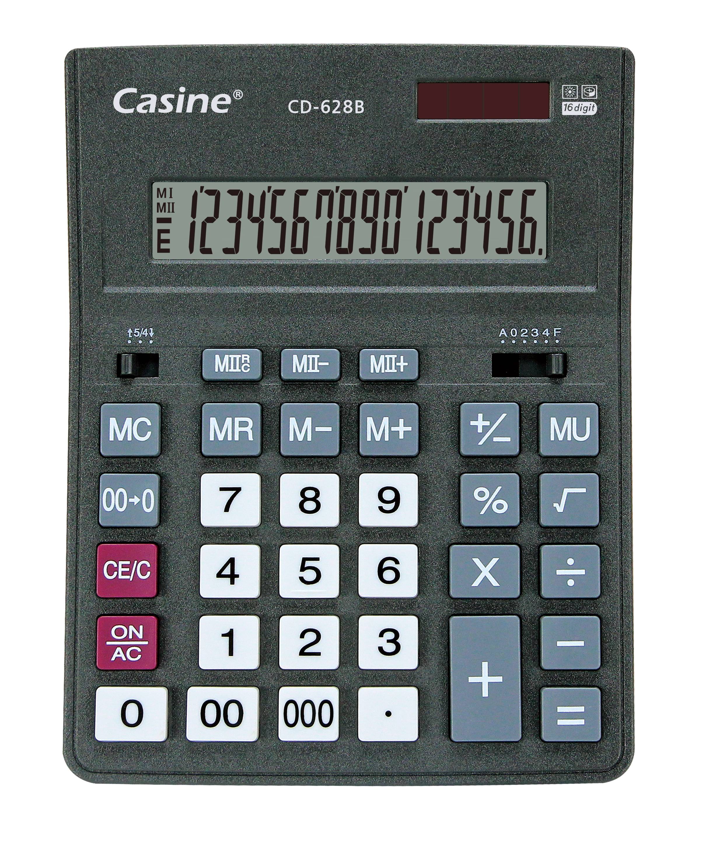 CD-628B - 16-digit desktop calculator - Casine