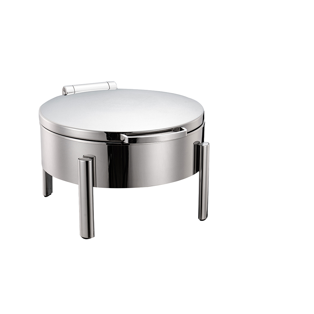 Round Damping Hinged Induction Chafing Dish