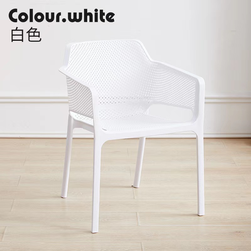 PP plastic dinning chair for home indoor or outdoor use
