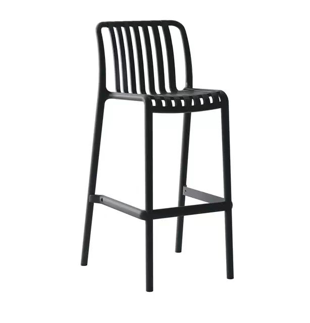 PP plastic bar chair for home indoor or outdoor use