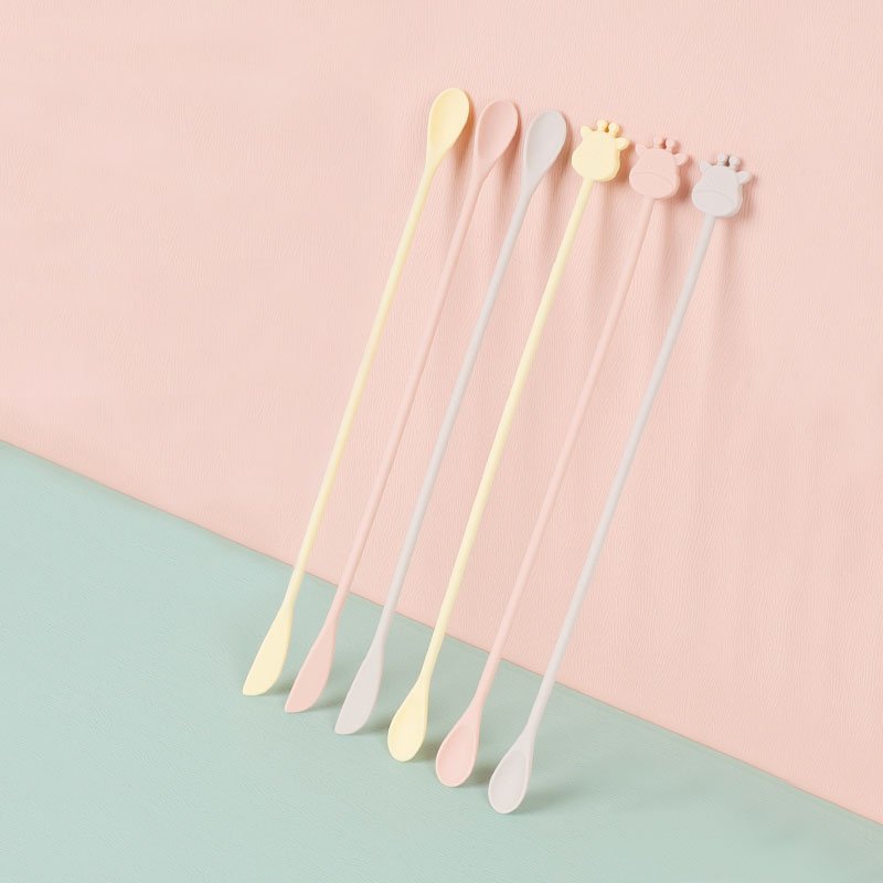 KASU EP019 Silcone Stirring Spoon With Scraper