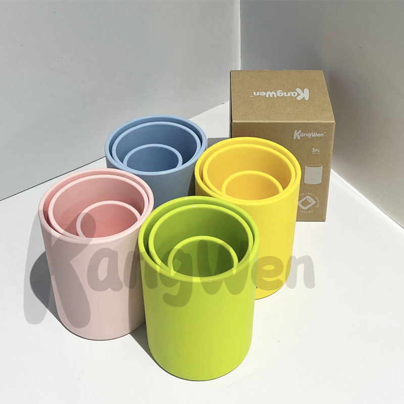 Silicone cup set