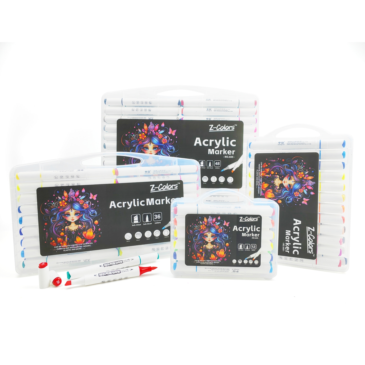 Z-Colors 605 Dual Tip Acrylic Marker