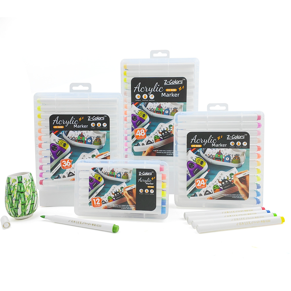 Z-Colors 608 Soft Tip Acrylic Marker