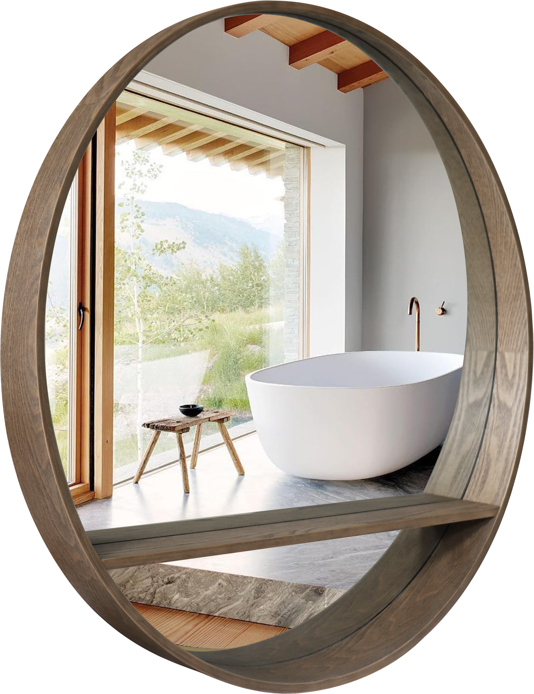 Round mirror