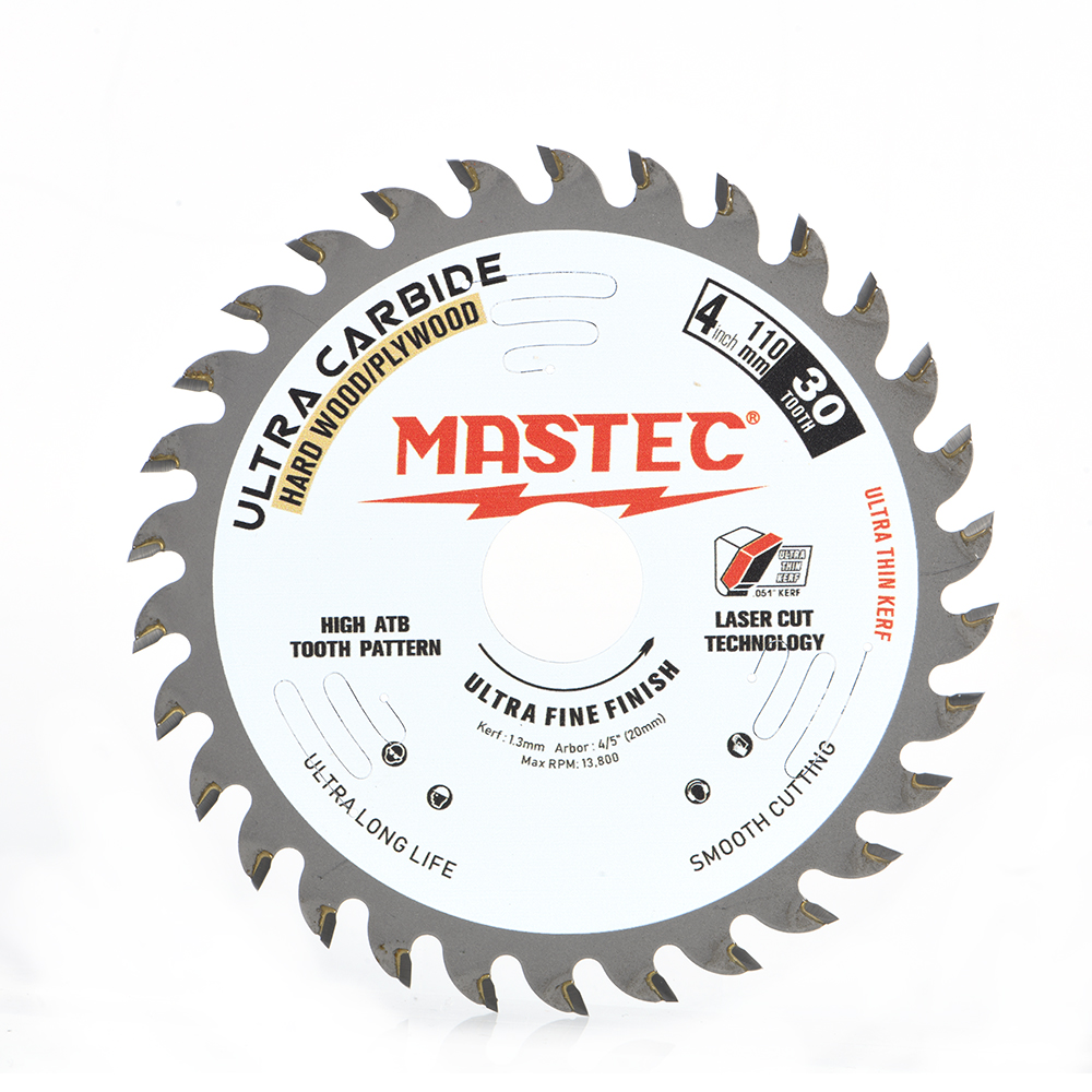 Ultra Thin Kerf TCT SAW BLADE FOR WOOD 4" 30T