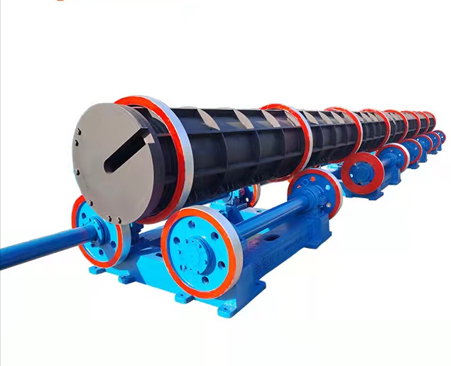 Concrete pole production line