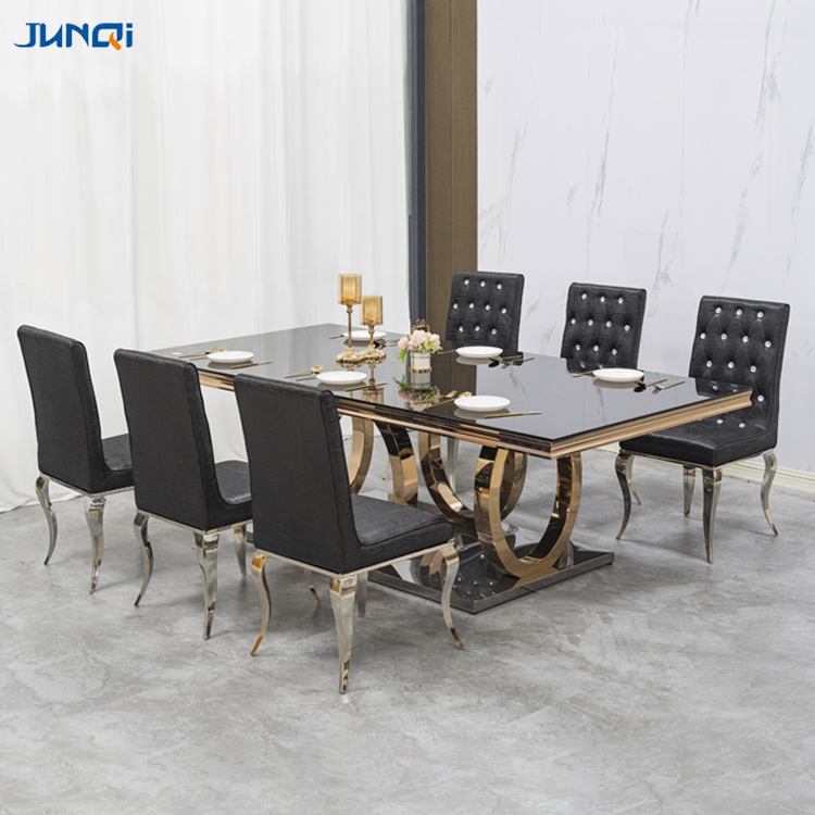 Stainless steel table wedding furniture restaurant furniture own factory