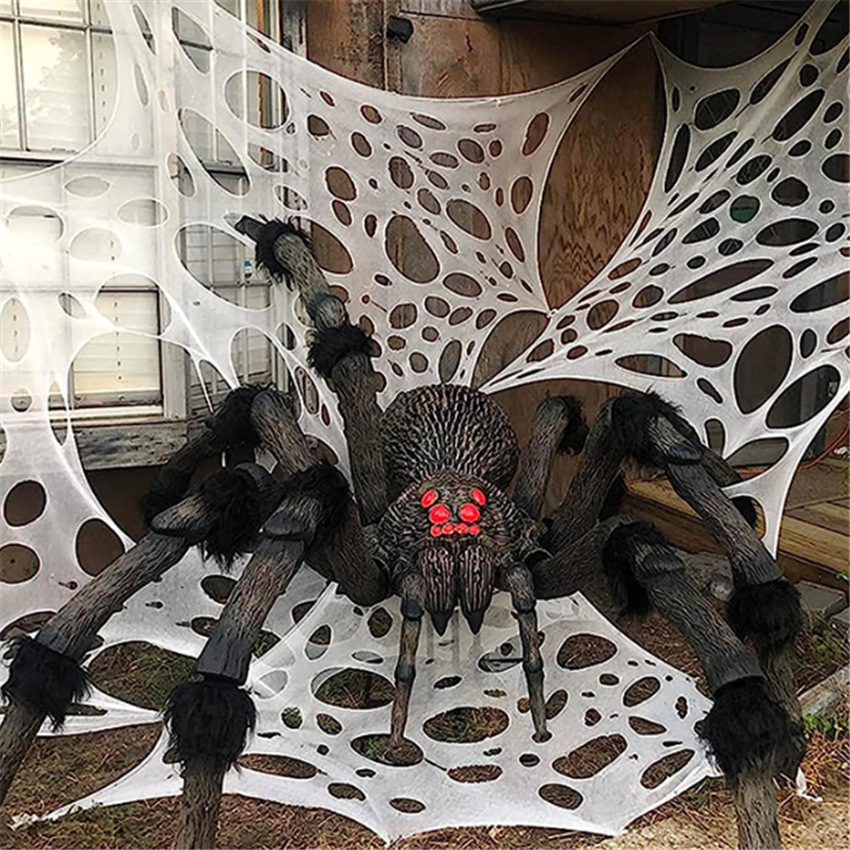 Halloween Outdoor Spider Web Prop Decoration