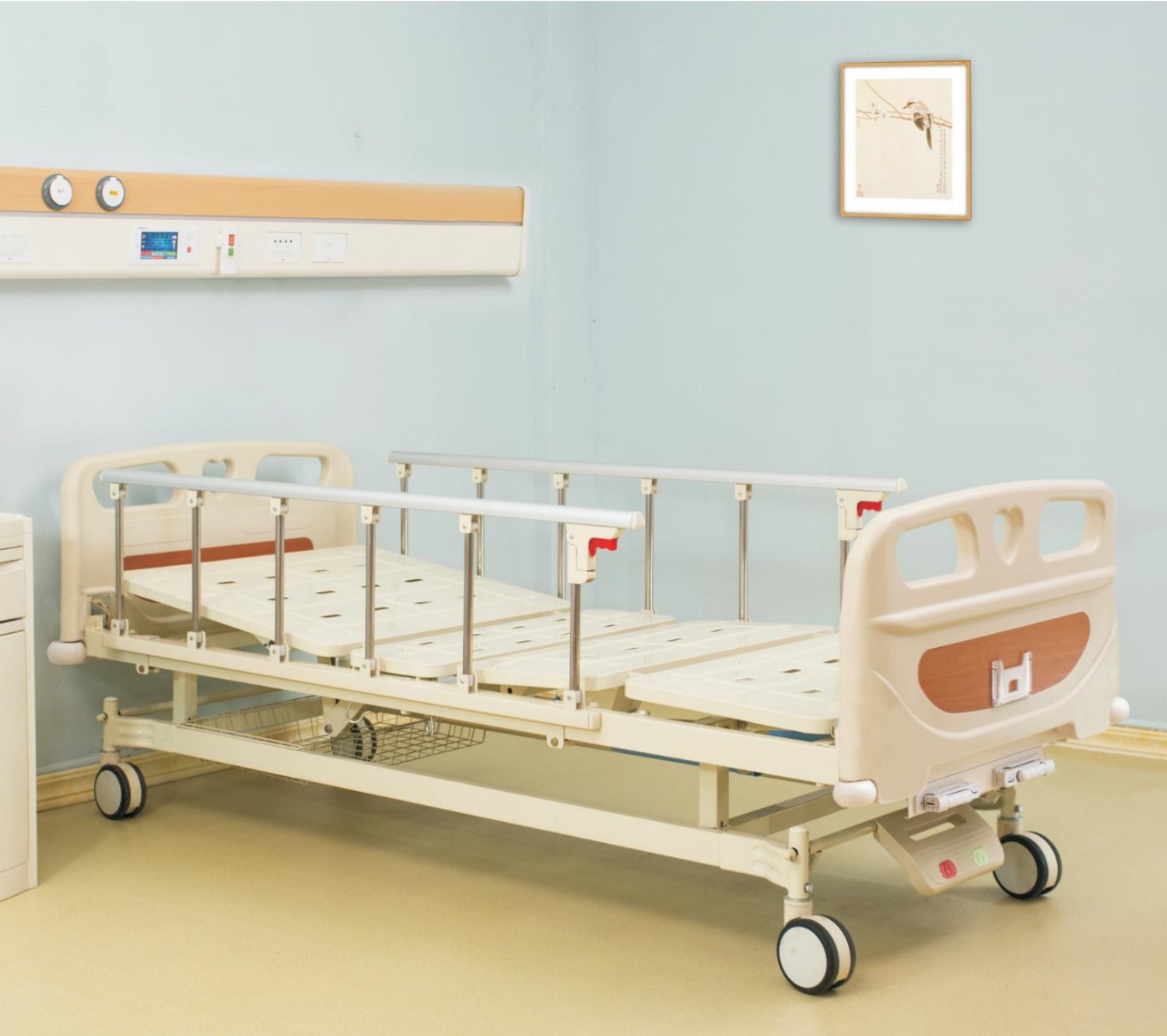 3 function manual hospital bed
