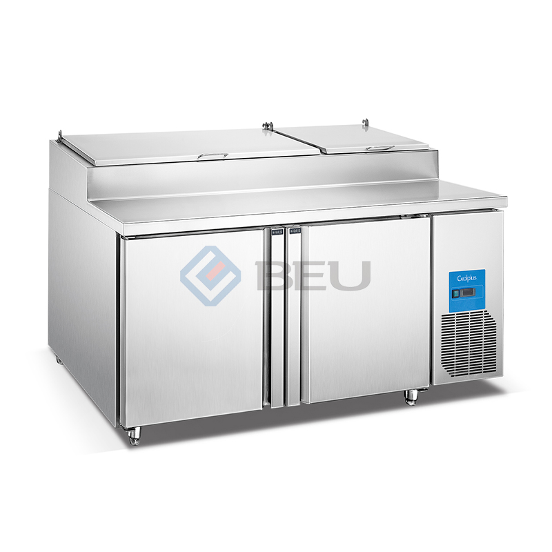 BEU American 2 Door Pizza Counter Chiller