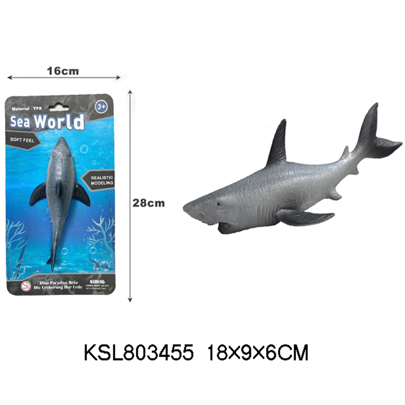 TPR Great White Shark Toy
