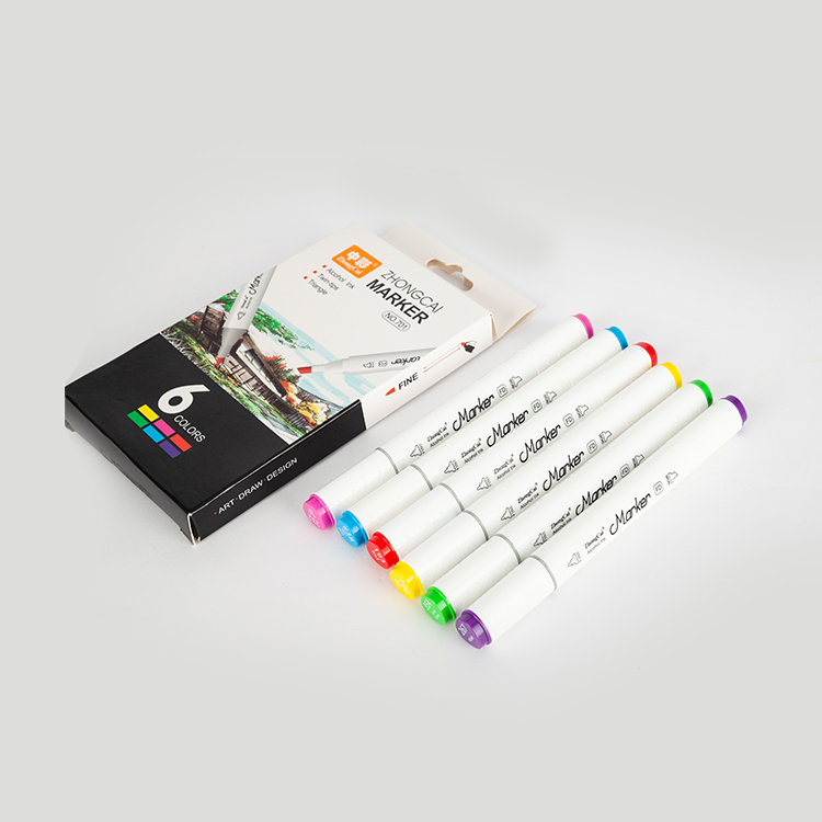 701B Triangle Art Marker with dual-tip