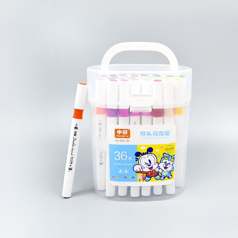 902 Square barrel dual tip Marker Pen