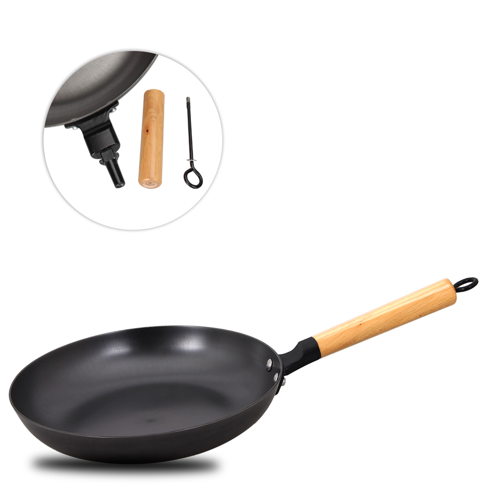 HUABANG nitrided non-stick skillet