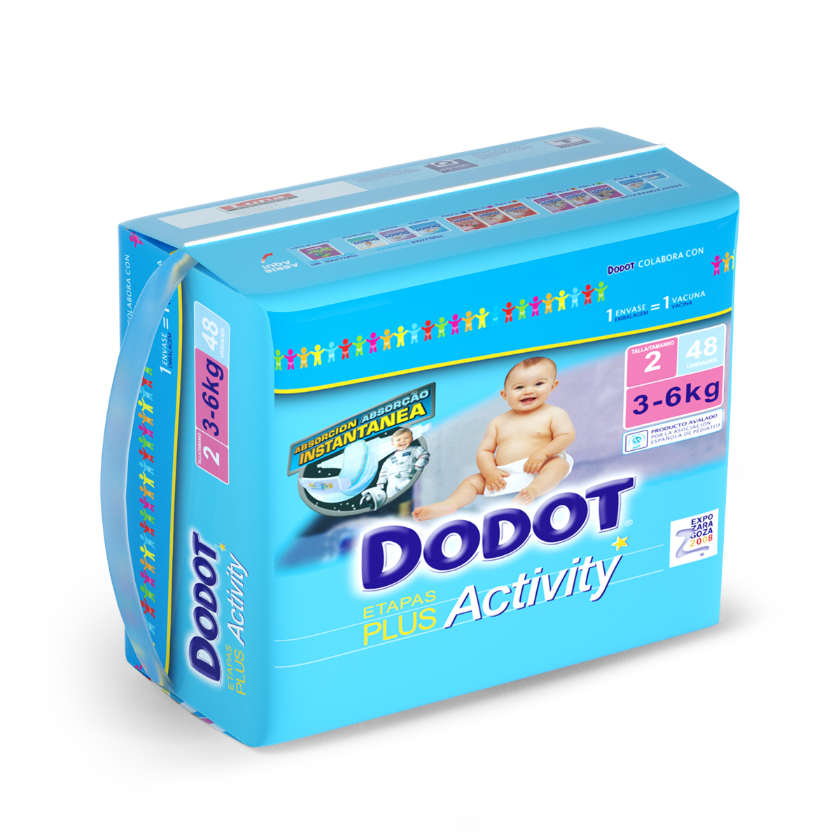 Dodot brand soft breathable Anti-leak 3D protection baby diapers