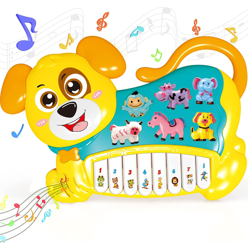 Dog electronic keyboard baby toy