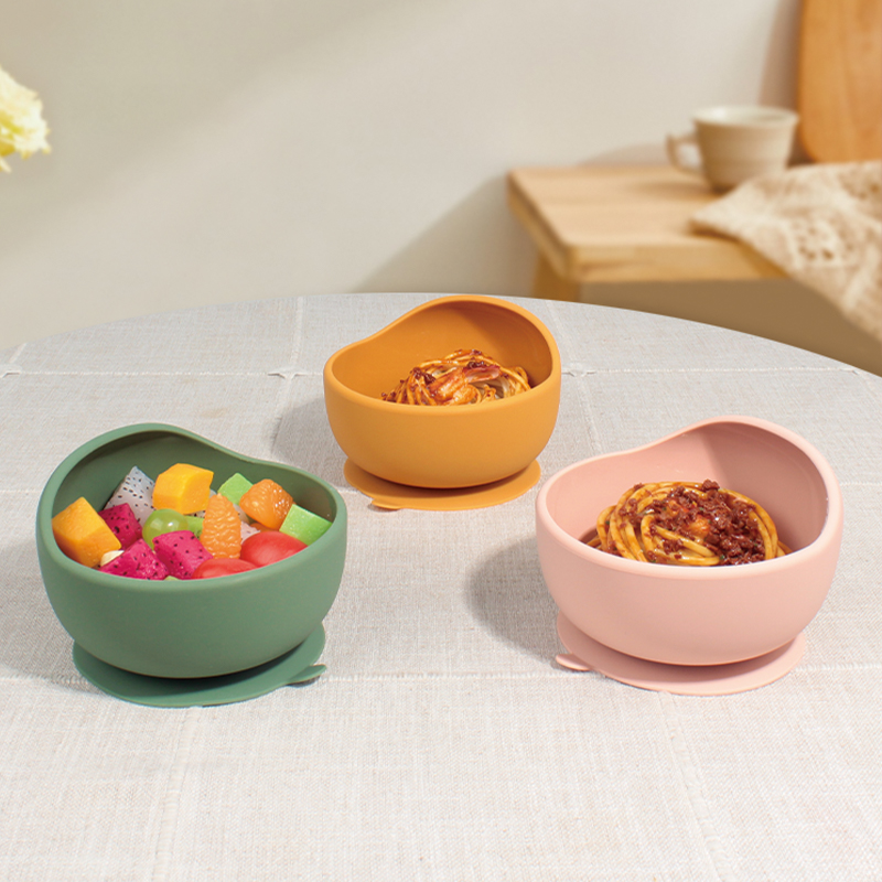 KASU EP015Silicone Baby Feeding Bowl With Suction Cup