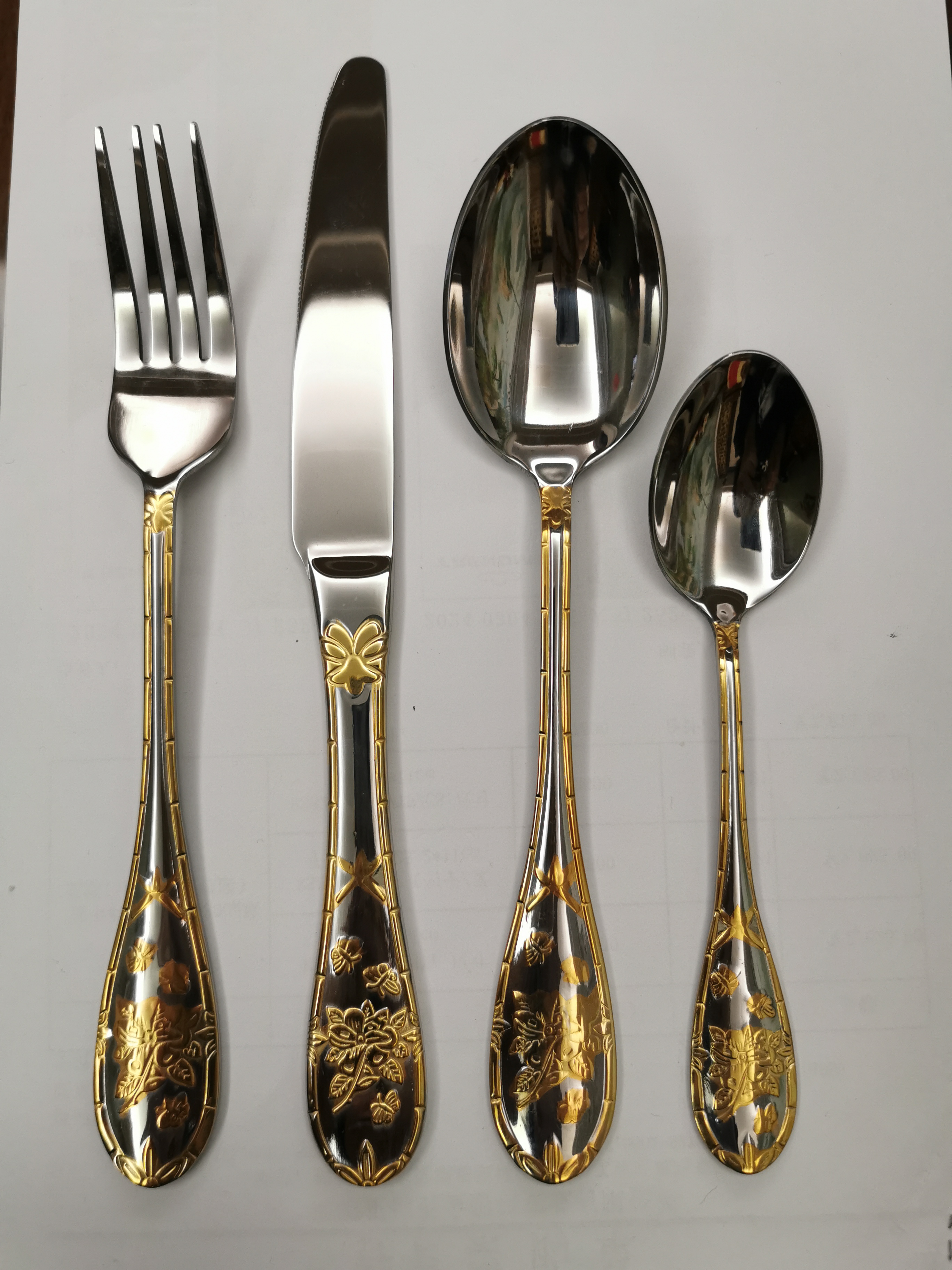 Stainless steel cutlery